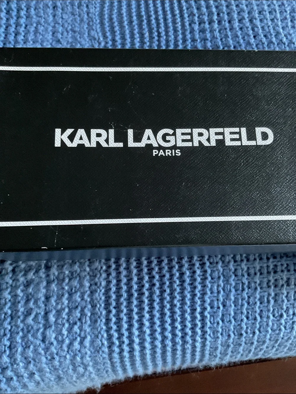 Karl Lagerfeld suede espadrille